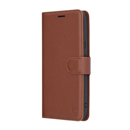 Futrola za Google Pixel 9a, Techsuit, Kožna Folio, Smeđa