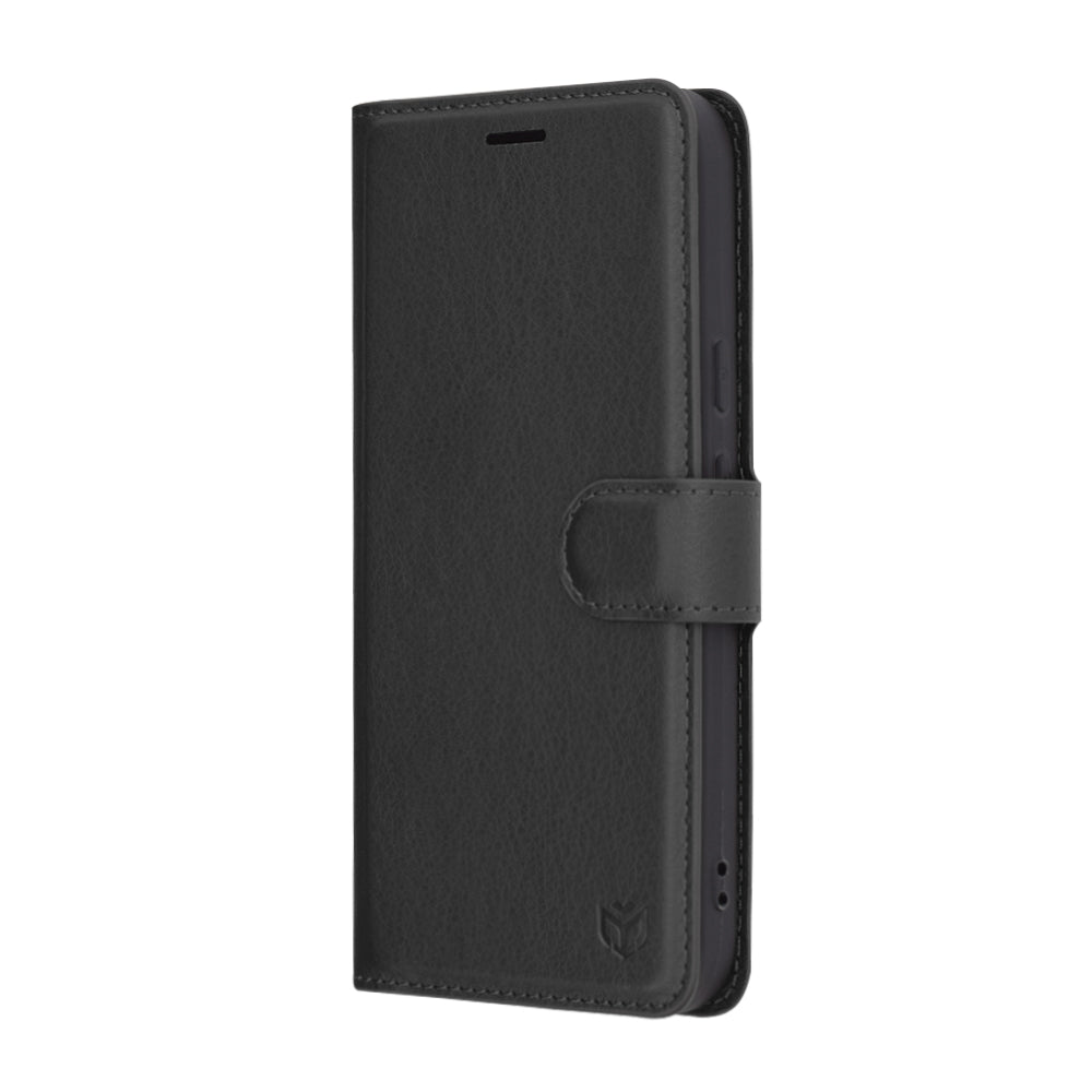 Futrola za Google Pixel 9a, Techsuit, Kožna Folio, Crna