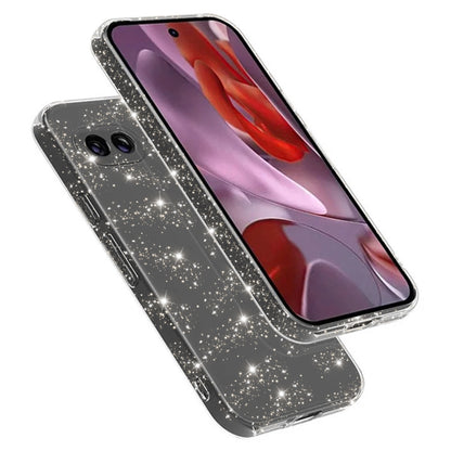 Maska za Google Pixel 9a, Techsuit, SparkleSkin, Prozirna