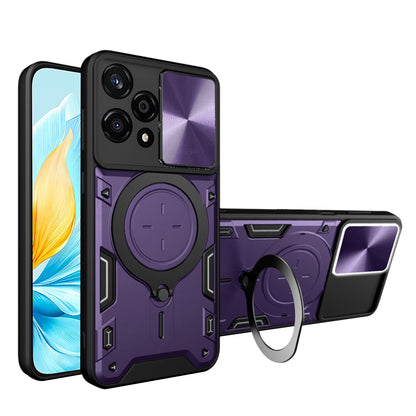 Maska za Honor 200 Lite, Techsuit, CamGuard Pro, Ljubičasta