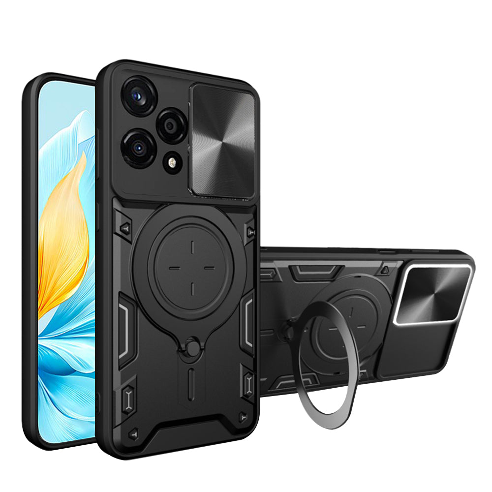 Maska za Honor 200 Lite, Techsuit, CamGuard Pro, Crna