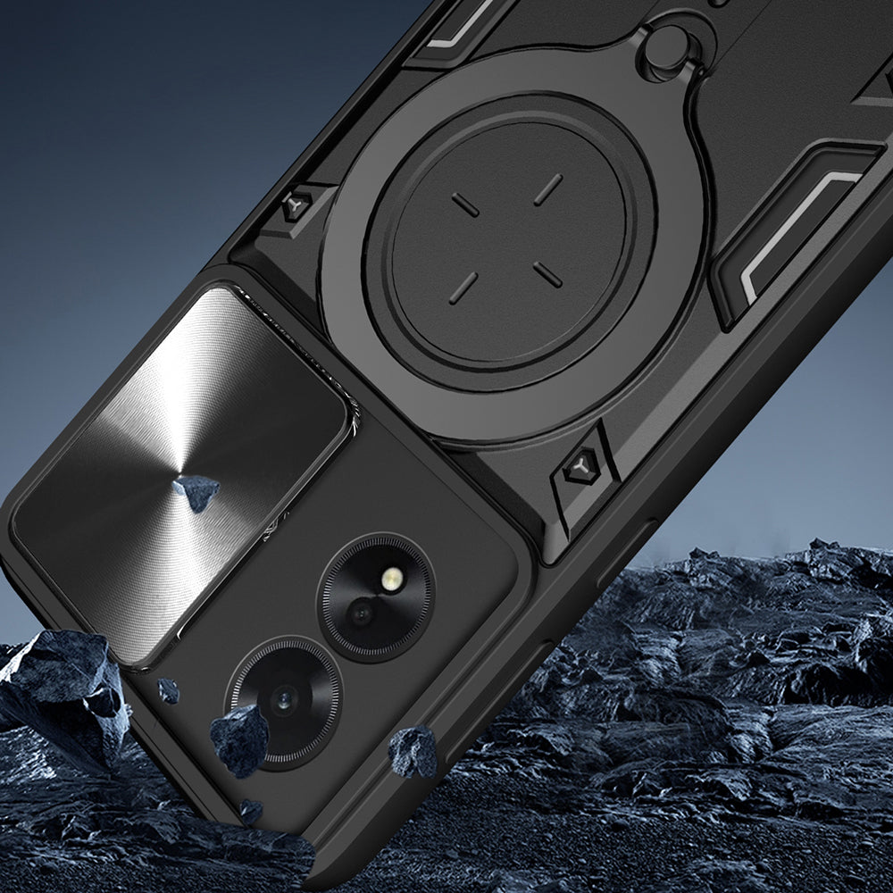 Maska za Honor 200 Lite, Techsuit, CamGuard Pro, Crna