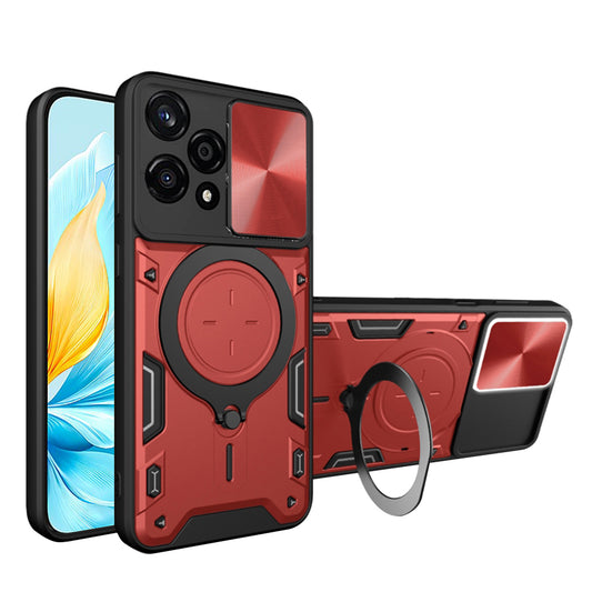 Maska za Honor 200 Lite, Techsuit, CamGuard Pro, Crvena