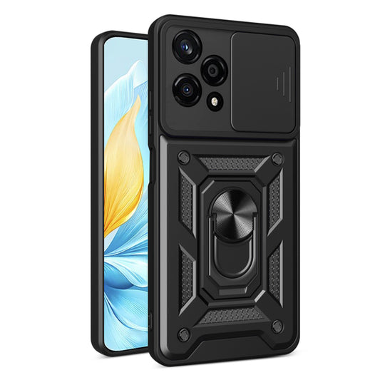 Maska za Honor 200 Lite, Techsuit, CamShield, Crna