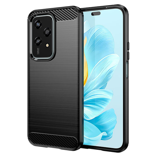 Maska za Honor 200 Lite, Techsuit, Karbon, Crna