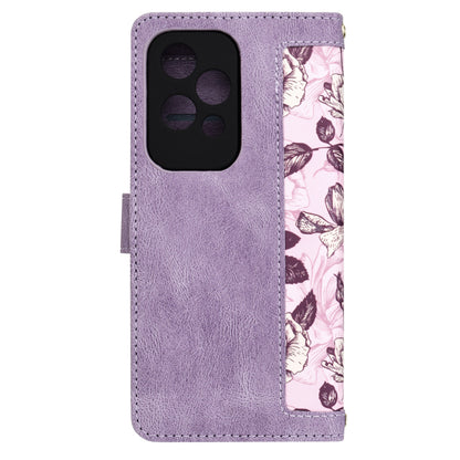 Futrola za Honor 200 Lite, Techsuit, FlipCraft, Ljubičasta