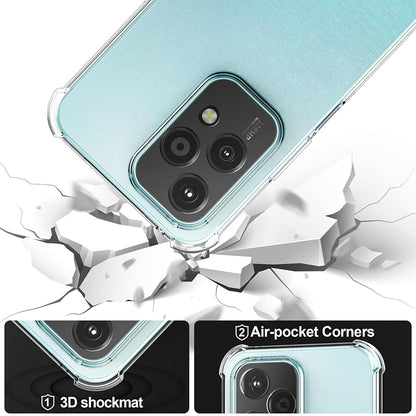 Maska za Honor 200 Lite, Techsuit, Shockproof Clear, Prozirna
