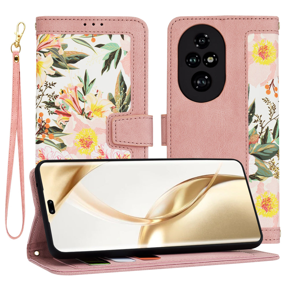 Maska za Honor 200 Pro, Techsuit, FlipCraft, Roza