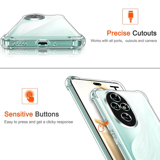 Maska za Honor 200 Pro, Techsuit, Shockproof Clear, Prozirna