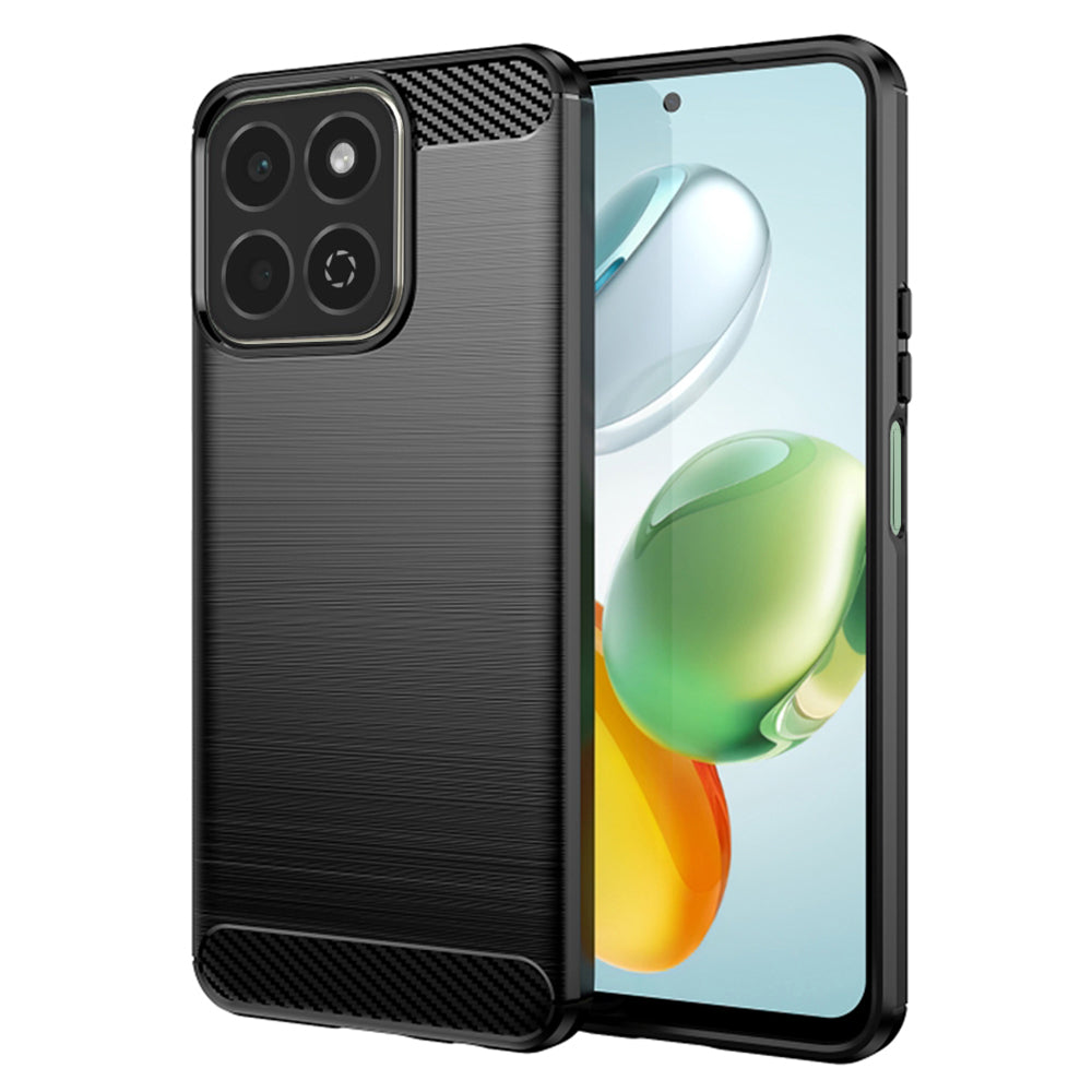 Maska za Honor 200 Smart, Techsuit, Karbon, Crna