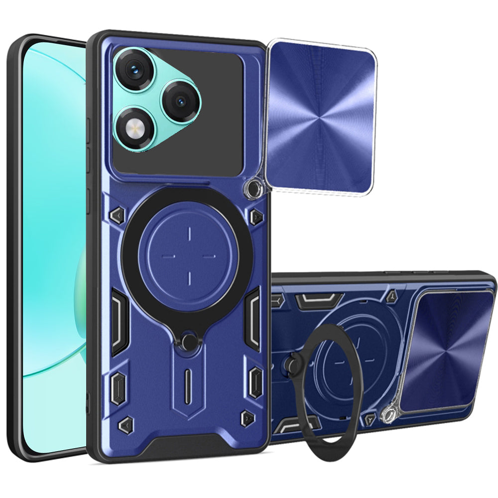 Maska za Honor 400 Lite, Techsuit, CamGuard Pro, Plava