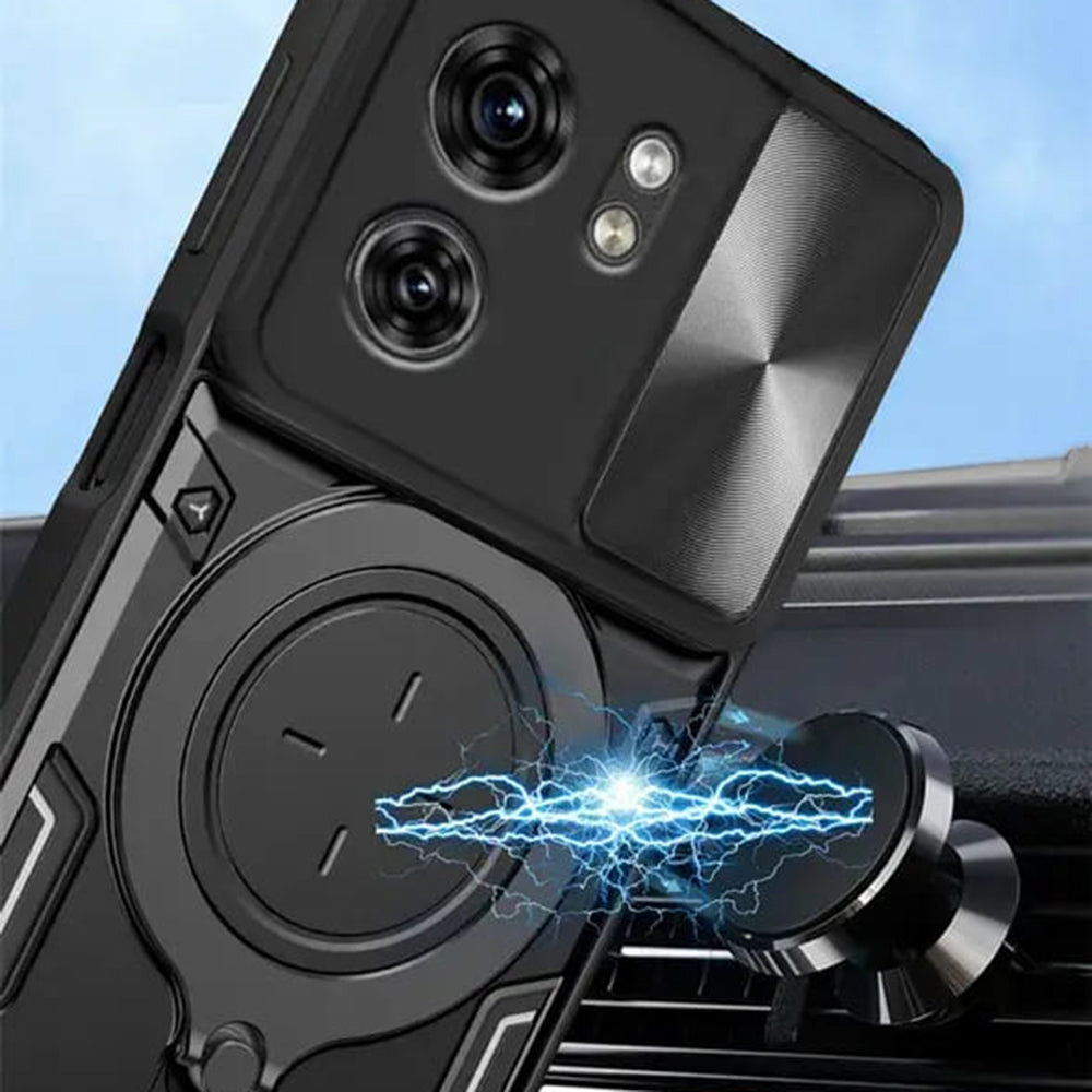 Maska za Honor 400 Lite, Techsuit, CamGuard Pro, Crna