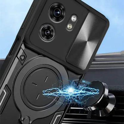 Maska za Honor 400 Lite, Techsuit, CamGuard Pro, Ružičasto zlatna
