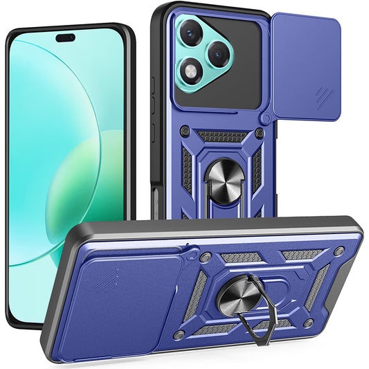 Maska za Honor 400 Lite, Techsuit, CamShield, Plava