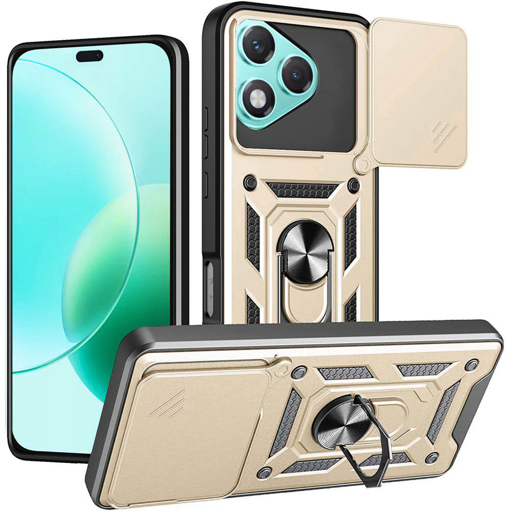 Maska za Honor 400 Lite, Techsuit, CamShield, Zlatna