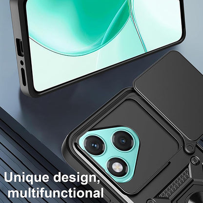 Maska za Honor 400 Lite, Techsuit, CamShield, Crna