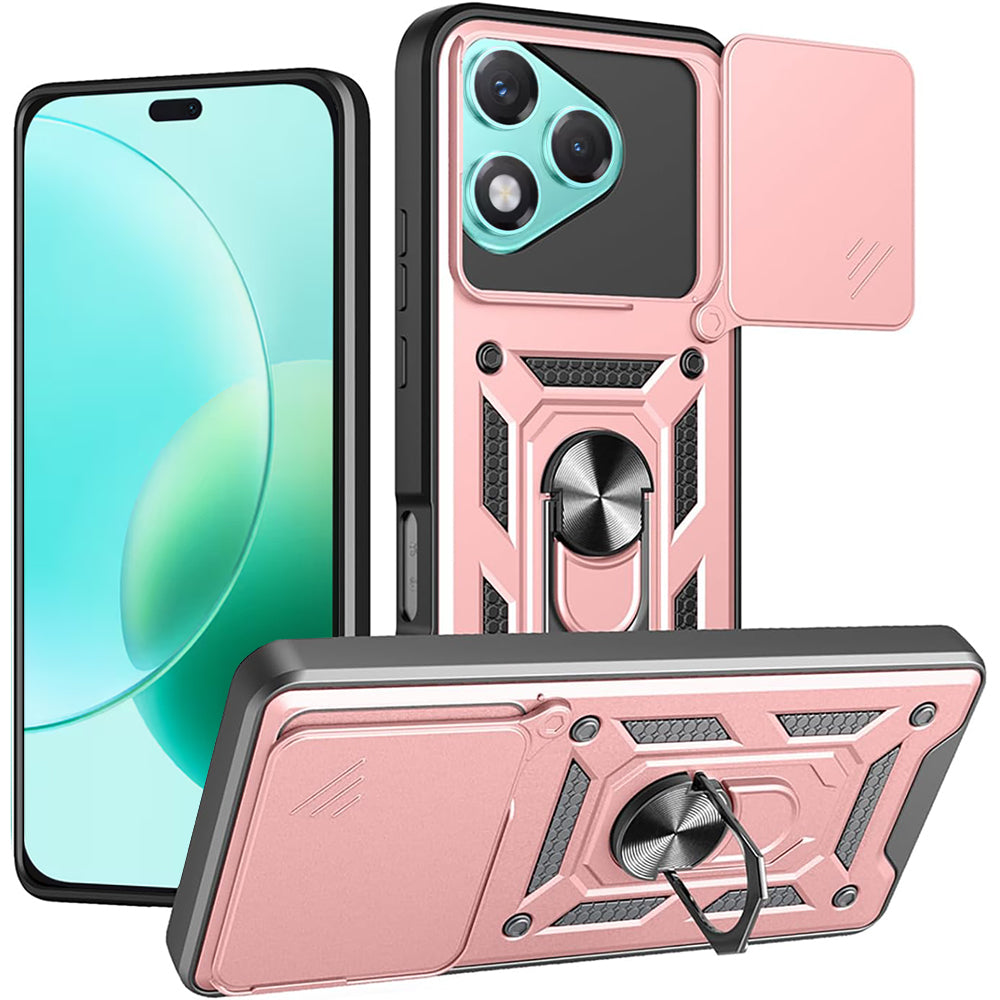Maska za Honor 400 Lite, Techsuit, CamShield, Roza