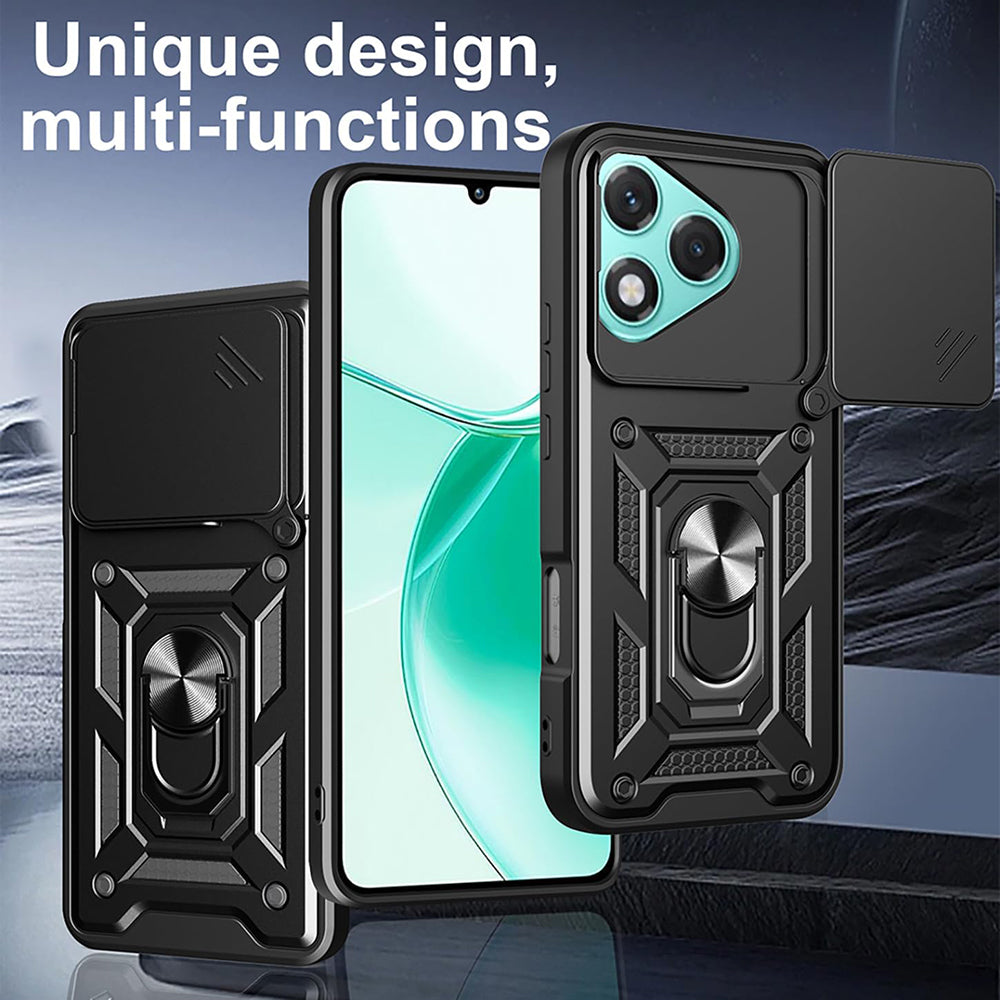 Maska za Honor 400 Lite, Techsuit, CamShield, Zelena