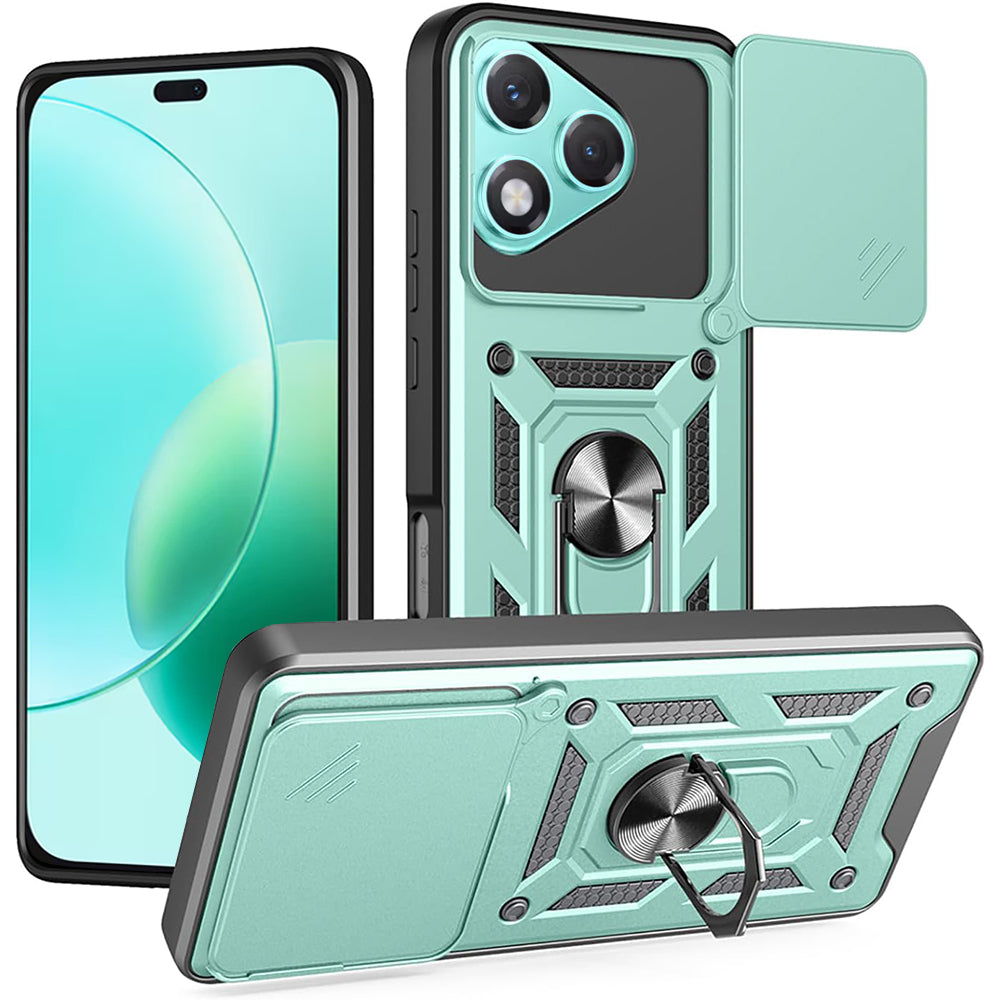 Maska za Honor 400 Lite, Techsuit, CamShield, Zelena