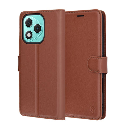 Futrola za Honor 400 Lite, Techsuit, Kožna Folio, Smeđa