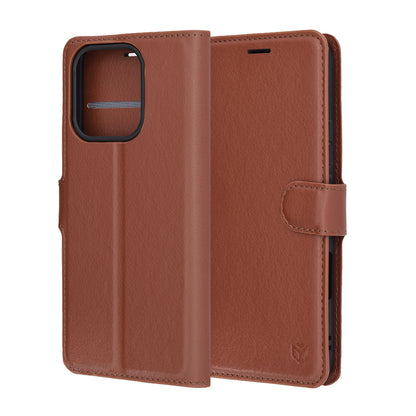 Futrola za Honor 400 Lite, Techsuit, Kožna Folio, Smeđa