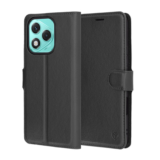 Futrola za Honor 400 Lite, Techsuit, Kožna Folio, Crna