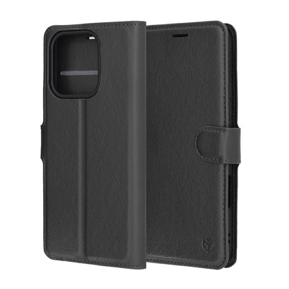 Futrola za Honor 400 Lite, Techsuit, Kožna Folio, Crna