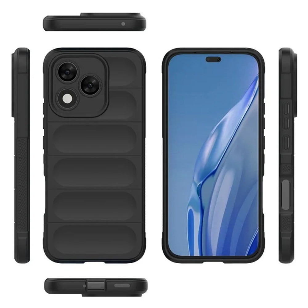 Maska za Honor 400 Lite, Techsuit, Magic Shield, Crna