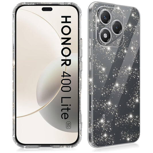 Maska za Honor 400 Lite, Techsuit, SparkleSkin, Prozirna