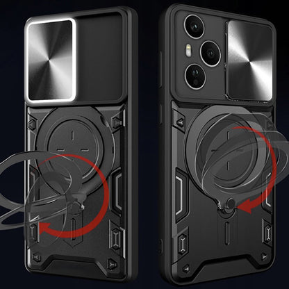 Maska za Honor 400 Pro, Techsuit, CamGuard Pro, Ružičasto zlatna