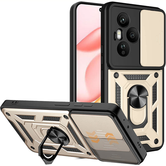 Maska za Honor 400 Pro, Techsuit, CamShield, Zlatna