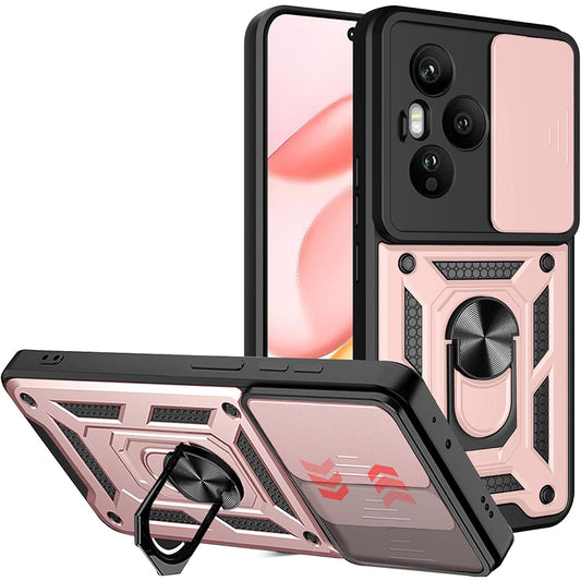 Maska za Honor 400 Pro, Techsuit, CamShield, Roza