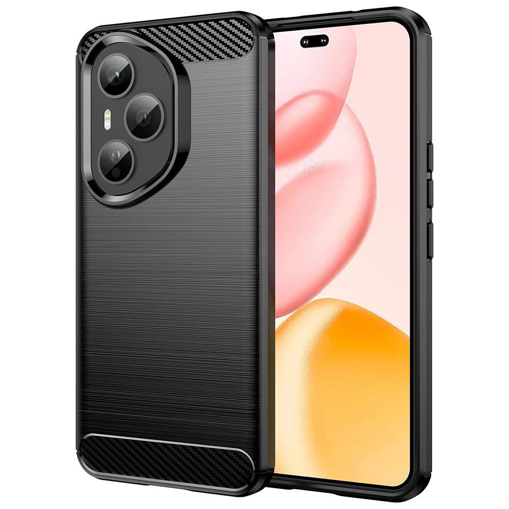 Maska za Honor 400 Pro, Techsuit, Karbon, Crna