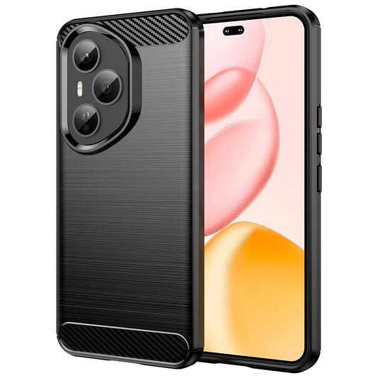 Maska za Honor 400 Pro, Techsuit, Karbon, Crna