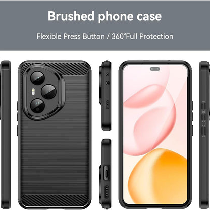 Maska za Honor 400 Pro, Techsuit, Karbon, Crna