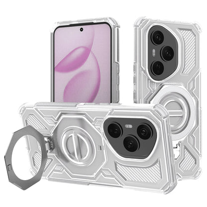 Maska za Honor 400 Pro, Techsuit, Carbon Shield Pro, Bijela