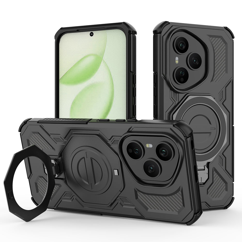 Futrola za Honor 400 Pro, Techsuit, Carbon Shield Pro, Crna