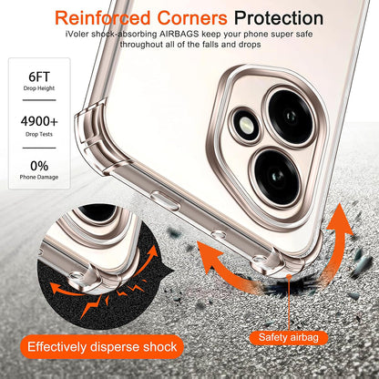 Maska za Honor 400 Pro, Techsuit, Shockproof Clear, Prozirna
