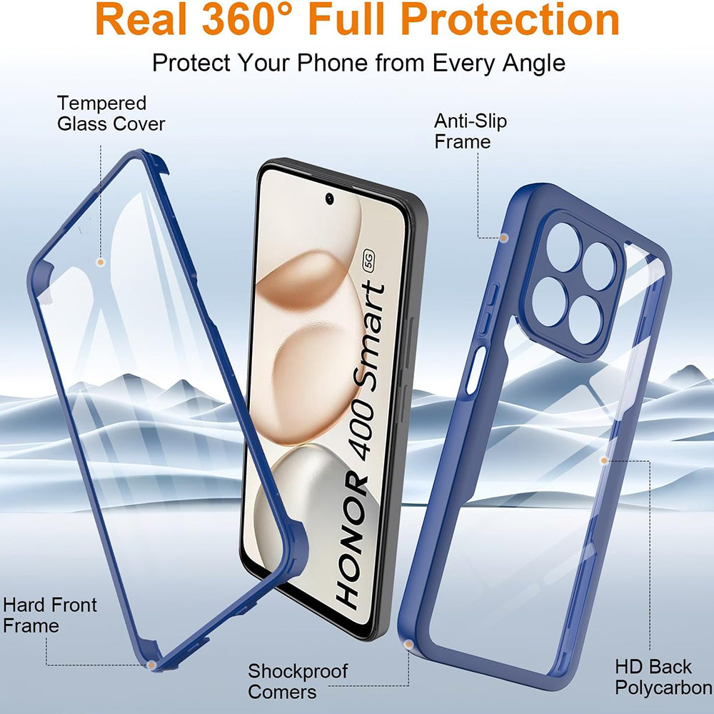 Futrola za Honor 400 Smart 4G / X7d 4G / 400 Smart 5G, Techsuit, ColorVerse 360, Plava