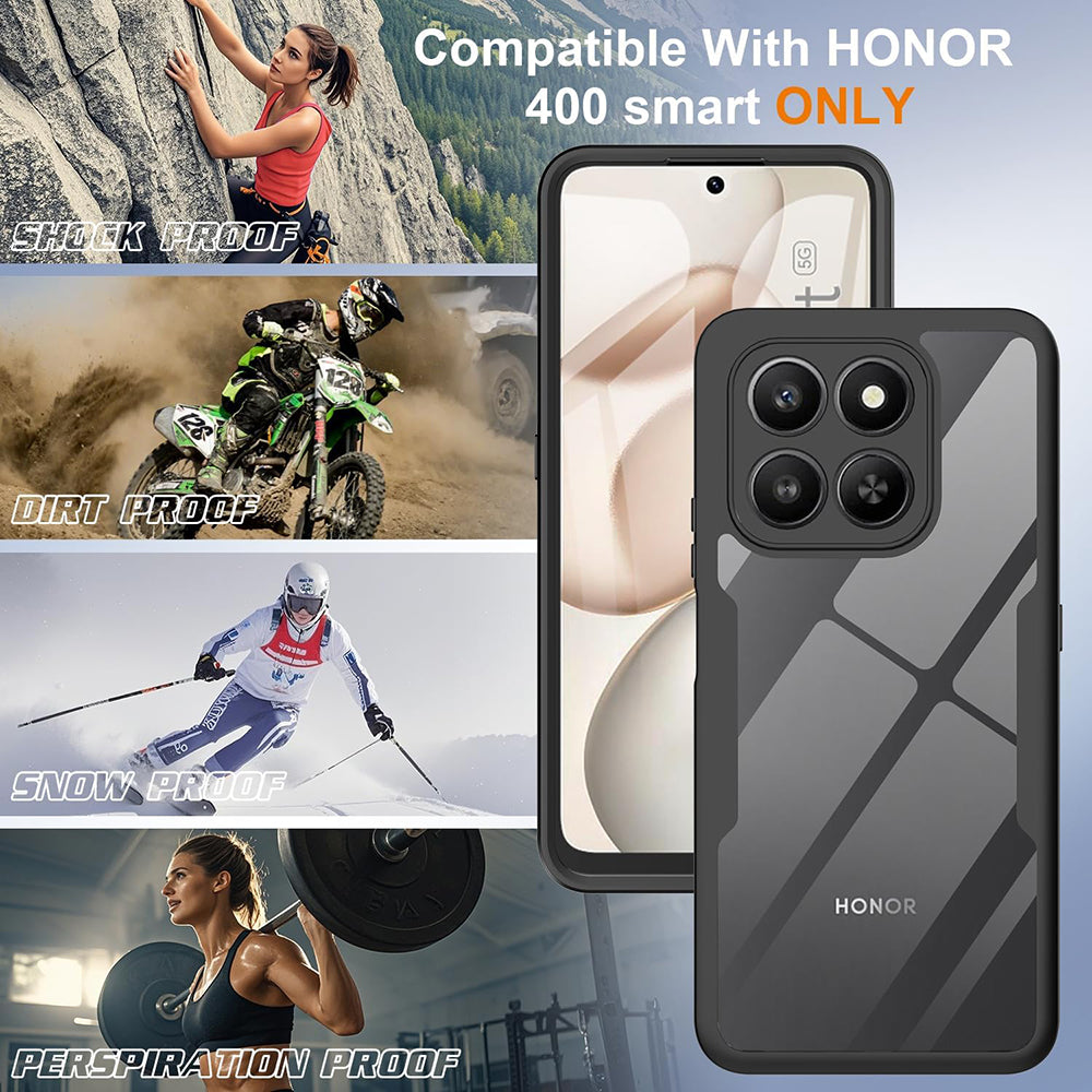 Futrola za Honor 400 Smart 4G / X7d 4G / 400 Smart 5G, Techsuit, ColorVerse 360, Crna