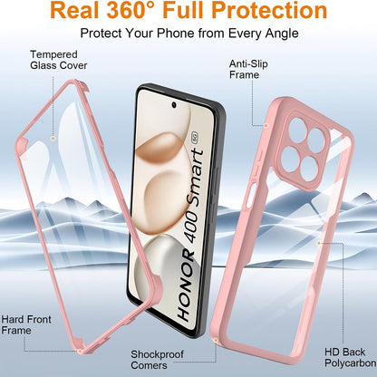 Futrola za Honor 400 Smart 4G / X7d 4G / 400 Smart 5G, Techsuit, ColorVerse 360, Roza