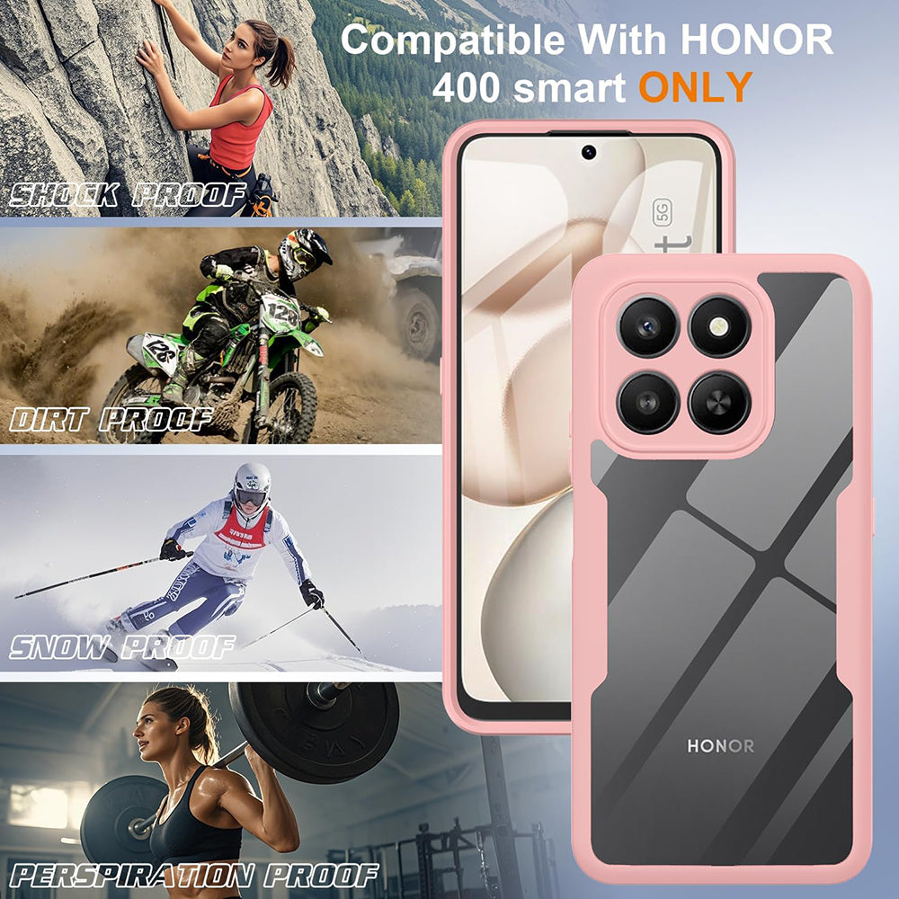 Futrola za Honor 400 Smart 4G / X7d 4G / 400 Smart 5G, Techsuit, ColorVerse 360, Roza