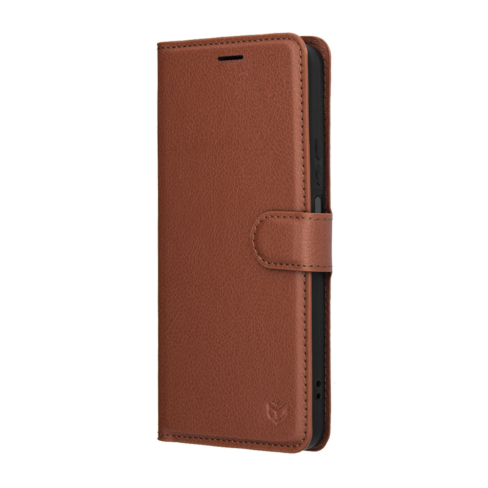 Futrola za Honor 400 Smart 4G / X7d 4G / 400 Smart 5G, Techsuit, Leather Folio, smeđa