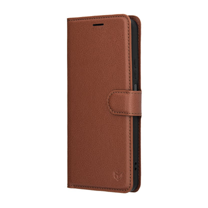 Futrola za Honor 400 Smart 4G / X7d 4G / 400 Smart 5G, Techsuit, Leather Folio, smeđa