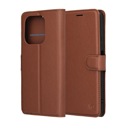 Futrola za Honor 400 Smart 4G / X7d 4G / 400 Smart 5G, Techsuit, Leather Folio, smeđa