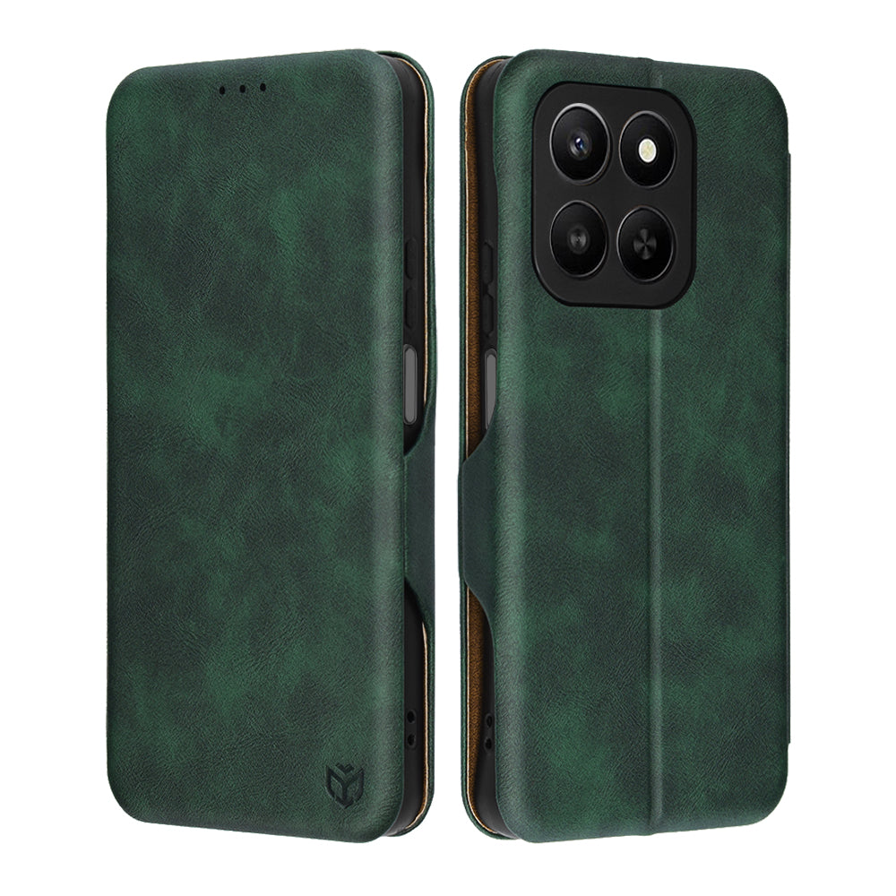 Futrola za Honor 400 Smart 4G / X7d 4G / 400 Smart 5G, Techsuit, Safe Wallet Plus, Zelena