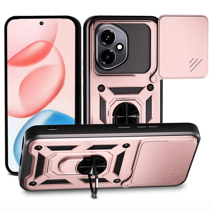 Maska za Honor 400, Techsuit, CamShield, Roza