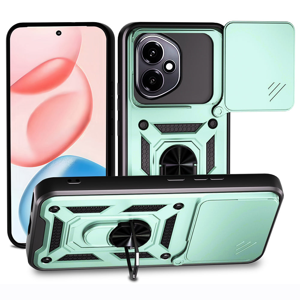 Maska za Honor 400, Techsuit, CamShield, Zelena