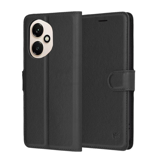 Futrola za Honor 400, Techsuit, Kožna Folio, Crna