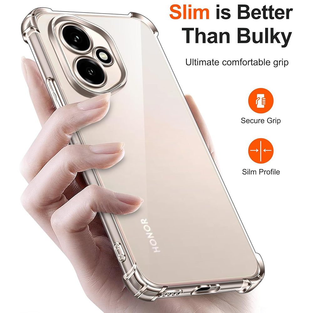 Maska za Honor 400, Techsuit, Shockproof Clear, Prozirna